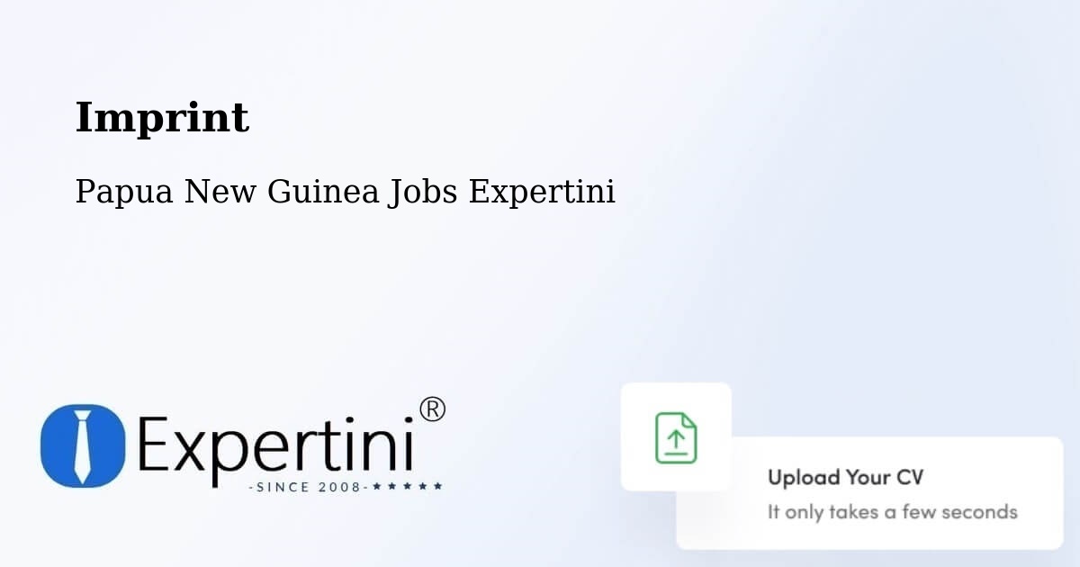 Imprint – Kavieng - Papua New Guinea Jobs Expertini